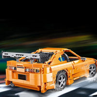 Thumbnail for Building Blocks Tech MOC Toyota Supra A80 Classic Sports Car Bricks Toy QC018 - 4