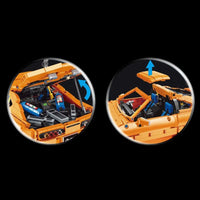 Thumbnail for Building Blocks Tech MOC Toyota Supra A80 Classic Sports Car Bricks Toy QC018 - 6