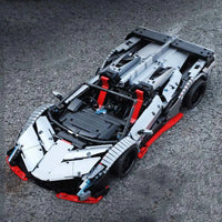Thumbnail for Building Blocks Tech MOC XQ1003 Lambo Veneno Roadster Racing Car Bricks Toys Construction Set Toys - 4