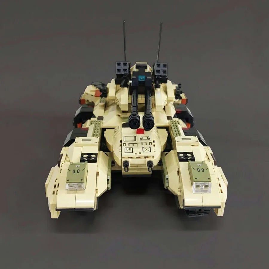Building Blocks Army MOC Military M850 Grizzly Tank Bricks Toy - 10
