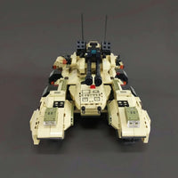 Thumbnail for Building Blocks Army MOC Military M850 Grizzly Tank Bricks Toy - 10