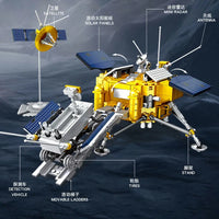 Thumbnail for Building Blocks Building Block Ideas Lunar Landing Module Space Bricks Toy Construction Set Toys - 3