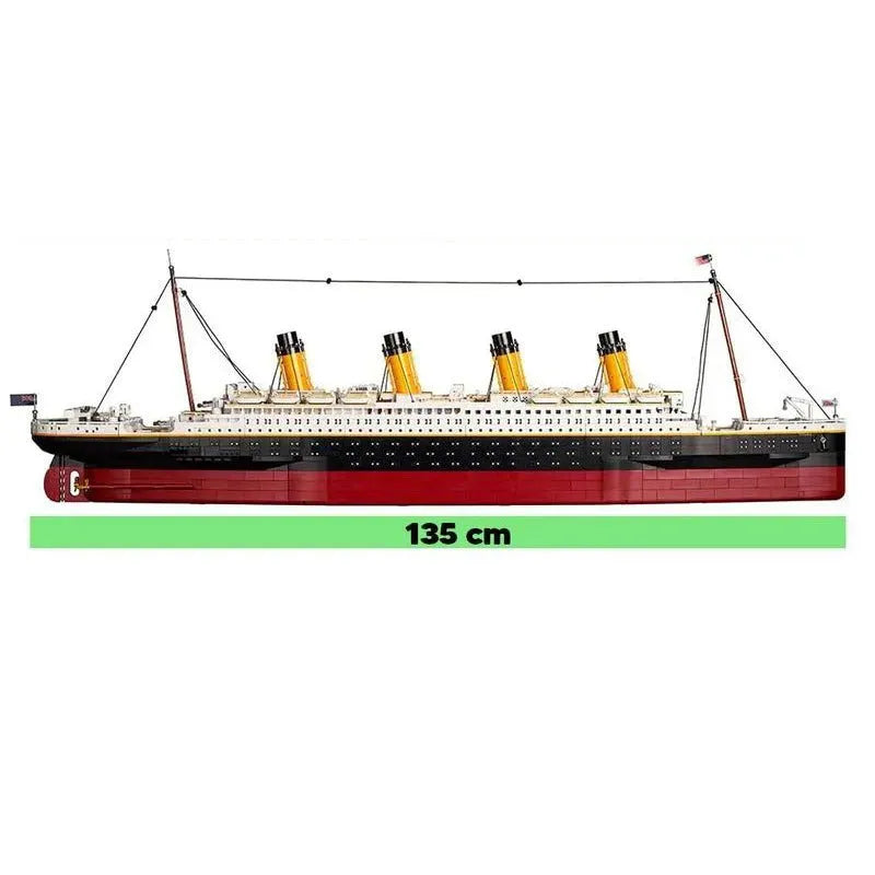 Building Blocks Building Block MOC RMS The Titanic Steam Ship Boat Bricks Toys - 6