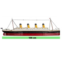 Thumbnail for Building Blocks Block MOC RMS The Titanic Steam Ship Boat Bricks Toys - 6