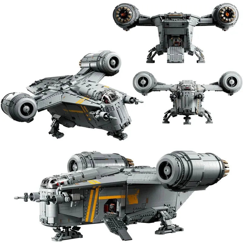 Building Blocks Block Star Wars MOC UCS Razor Crest Bricks Toy 60088 - 8