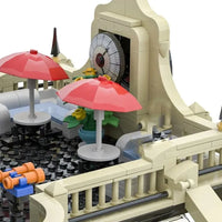 Thumbnail for Building Blocks City Street Expert European Trains Station Bricks Toys - 7