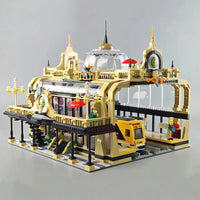 Thumbnail for Building Blocks City Street Expert European Trains Station Bricks Toys - 12