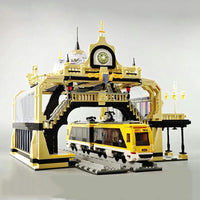 Thumbnail for Building Blocks City Street Expert European Trains Station Bricks Toys - 5