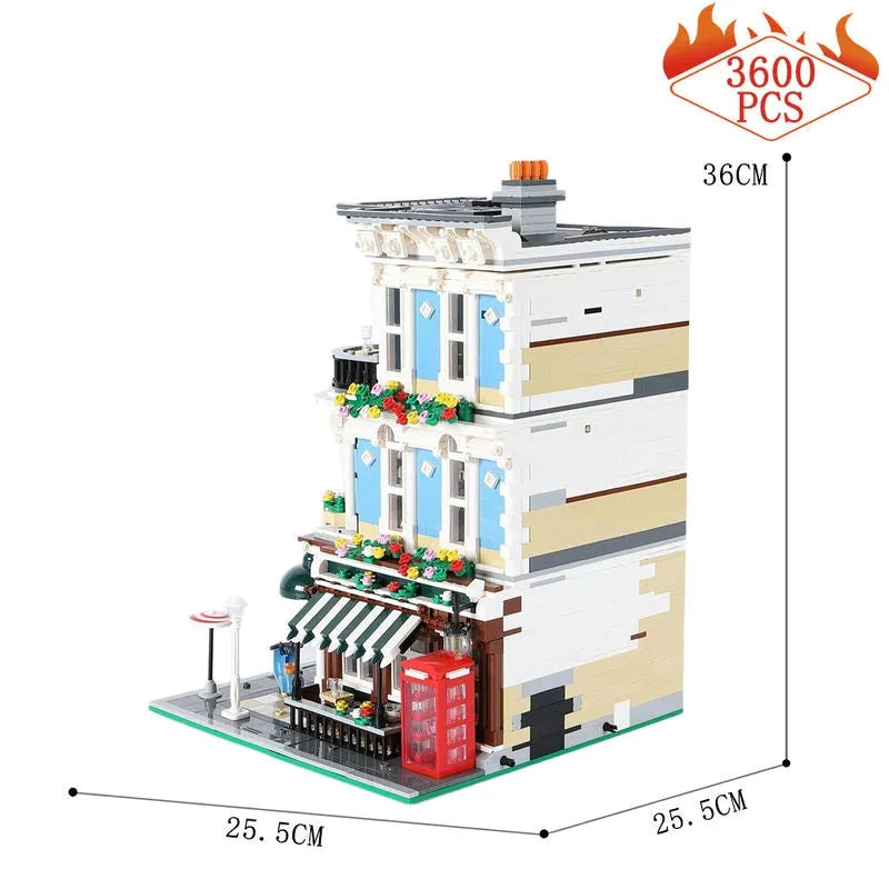 Building Blocks Building Blocks City Street The Queen Bricktoria Pub Bricks Toy Construction Set Toys - 5