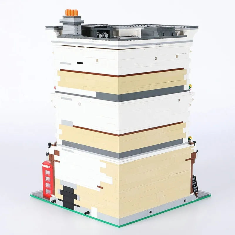 Building Blocks Building Blocks City Street The Queen Bricktoria Pub Bricks Toy Construction Set Toys - 4