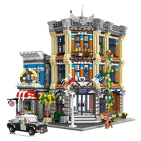 Thumbnail for Building Blocks Expert City Street Police Station Brick Kids Toy - 1