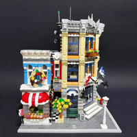 Thumbnail for Building Blocks Expert City Street Police Station Brick Kids Toy - 6