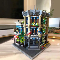 Thumbnail for Building Blocks Expert City Street Police Station Brick Kids Toy - 4