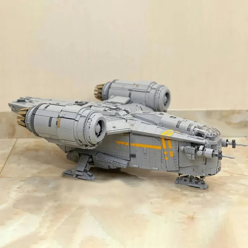 Building Blocks Building Blocks MOC 60088 Star Wars UCS Razor Crest Bricks Toys - 9