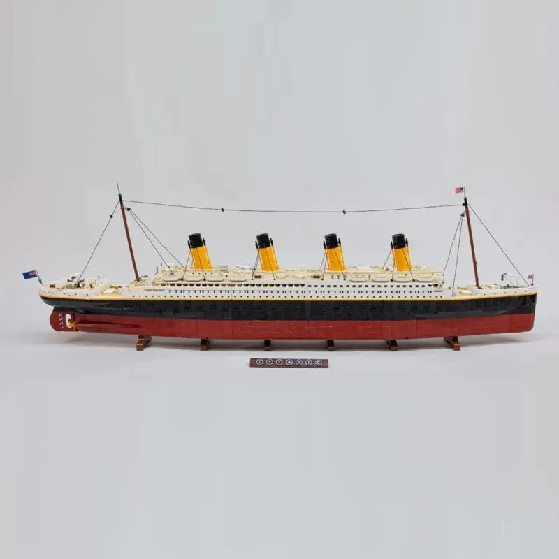 Building Blocks MOC RMS Titanic Steam Ship Boat Bricks Toys - 3