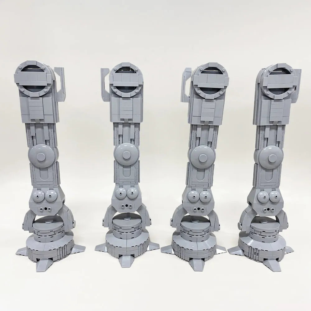 Building Blocks Building Blocks MOC Star Wars AT-AT Heavy Walker Robot Bricks Toy - 10