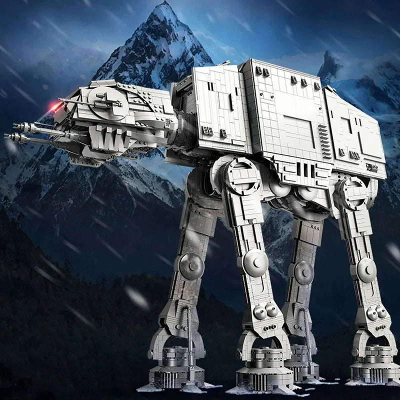 Building Blocks Building Blocks MOC Star Wars AT-AT Heavy Walker Robot Bricks Toy - 13