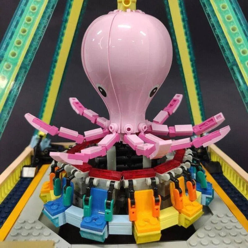 Building Blocks Under Water Octopus Tornado Bricks Toys - 6