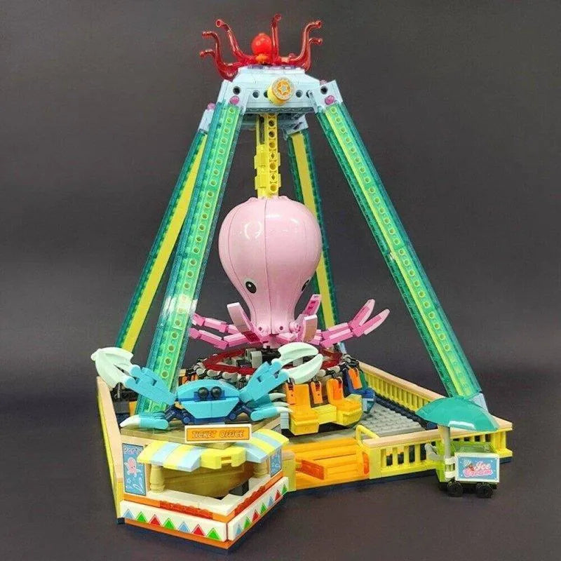 Building Blocks Under Water Octopus Tornado Bricks Toys - 2