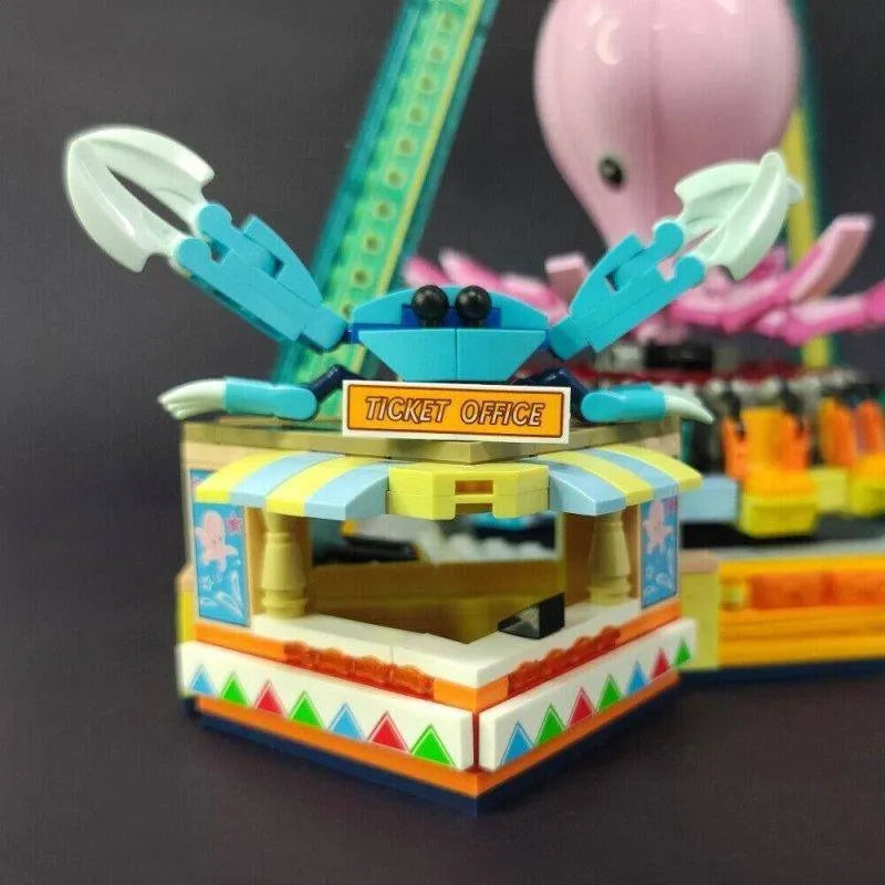 Building Blocks Under Water Octopus Tornado Bricks Toys - 5