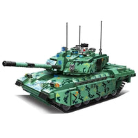 Thumbnail for Building Blocks Challenger 2 Main Battle Tank Model Kids Bricks Toy - 1