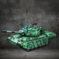 Thumbnail for Building Blocks Challenger 2 Main Battle Tank Model Kids Bricks Toy - 2