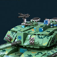 Thumbnail for Building Blocks Challenger 2 Main Battle Tank Model Kids Bricks Toy - 4
