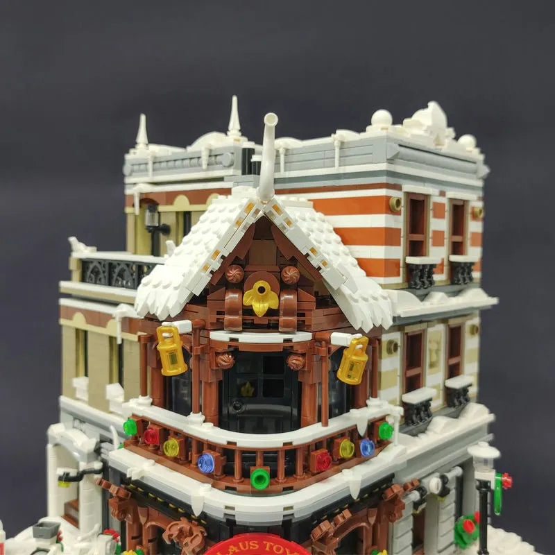 Building Blocks City Street Expert MOC Claus Shop Store Bricks Toys 89143 - 12