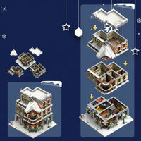 Thumbnail for Building Blocks City Street Expert MOC Claus Shop Store Bricks Toys 89143 - 3