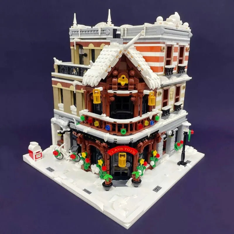 Building Blocks City Street Expert MOC Claus Shop Store Bricks Toys 89143 - 8