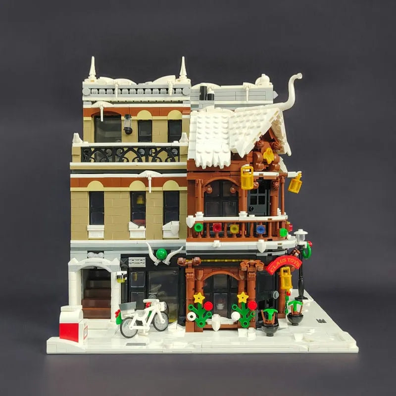 Building Blocks City Street Expert MOC Claus Shop Store Bricks Toys 89143 - 10