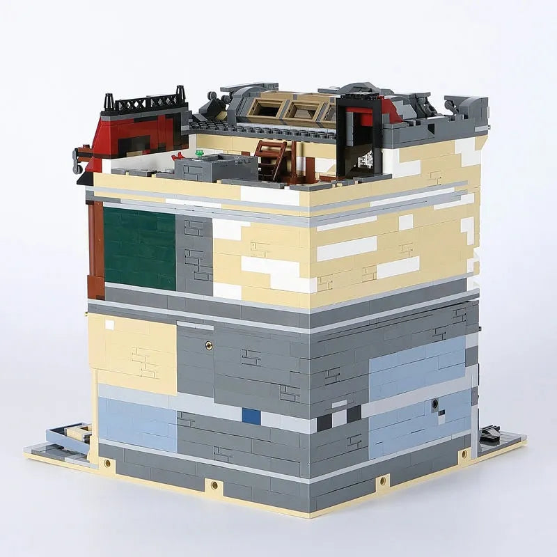 Building Blocks Creator Expert MOC Brick Bank Apocalypse Version Bricks Toy - 6