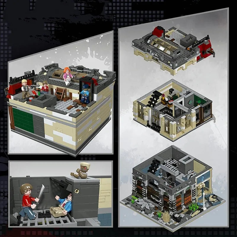 Building Blocks Creator Expert MOC Brick Bank Apocalypse Version Bricks Toy - 7