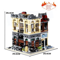 Thumbnail for Building Blocks Creator Expert MOC Brick Bank Apocalypse Version Bricks Toy - 1