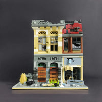 Thumbnail for Building Blocks Creator Expert MOC Brick Bank Apocalypse Version Bricks Toy - 11