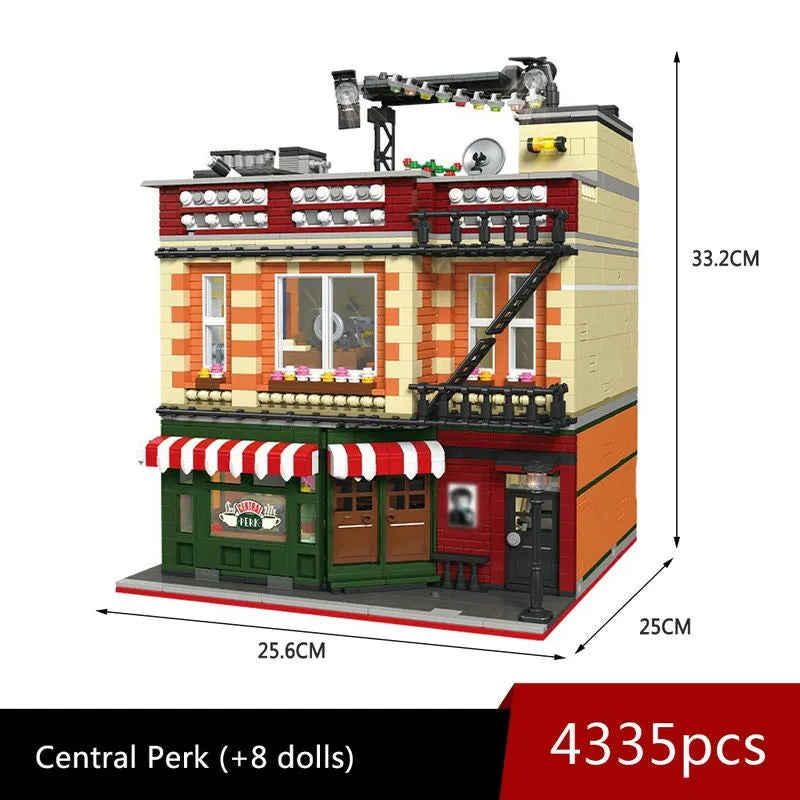Building Blocks Creator Expert MOC Central Perk Friends House Bricks Toy - 9