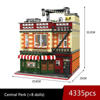 Thumbnail for Building Blocks Creator Expert MOC Central Perk Friends House Bricks Toy - 9
