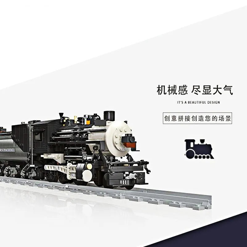 Building Blocks Creator Expert MOC CN5700 Steam Train Bricks Toy 59003 Construction Set Toys - 5