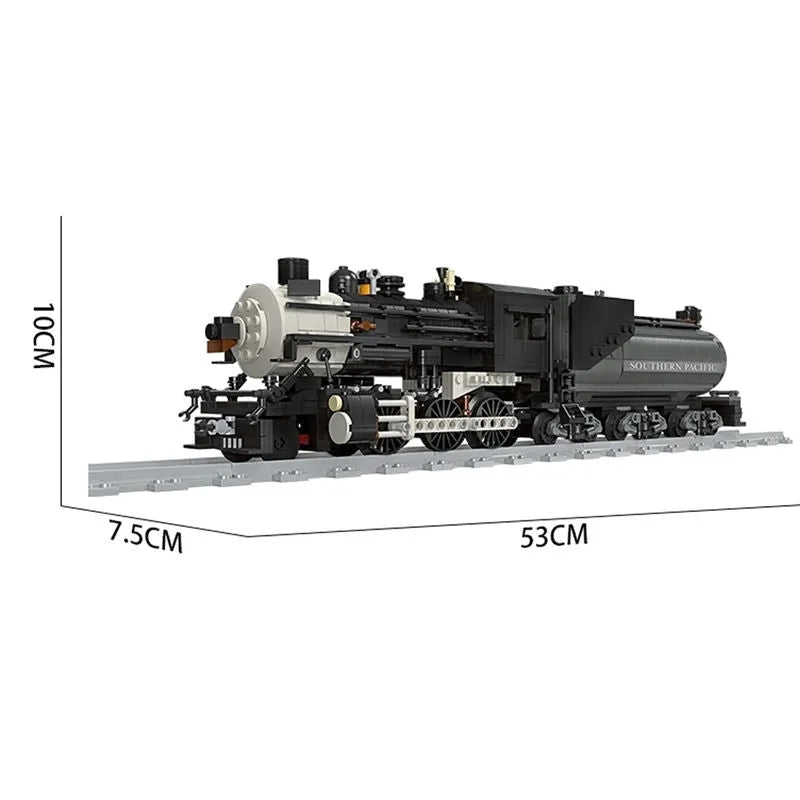 Building Blocks Creator Expert MOC CN5700 Steam Train Bricks Toy 59003 - 1