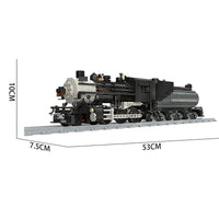 Thumbnail for Building Blocks Creator Expert MOC CN5700 Steam Train Bricks Toy 59003 - 1