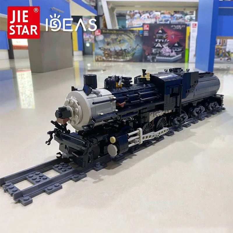 Building Blocks Creator Expert MOC CN5700 Steam Train Bricks Toy 59003 Construction Set Toys - 2