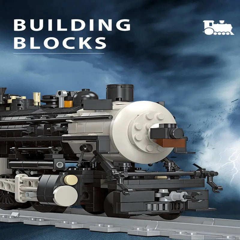 Building Blocks Creator Expert MOC CN5700 Steam Train Bricks Toy 59003 - 4