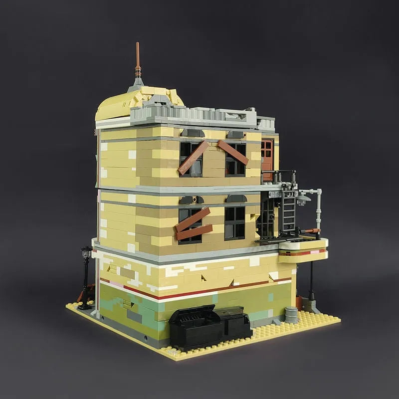 Building Blocks Creator Expert MOC Downtown Diner Apocalypse Version Bricks Toy - 11