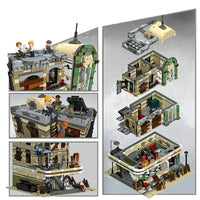 Thumbnail for Building Blocks Creator Expert MOC Downtown Diner Apocalypse Version Bricks Toy - 13