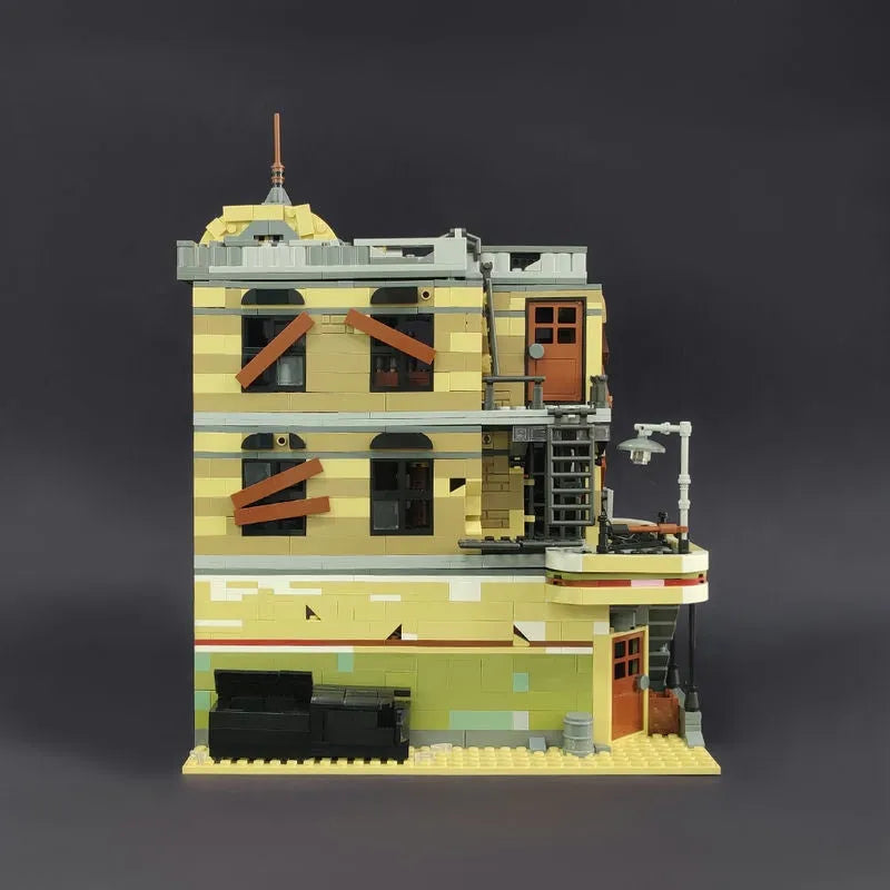 Building Blocks Creator Expert MOC Downtown Diner Apocalypse Version Bricks Toy - 8