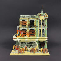 Thumbnail for Building Blocks Creator Expert MOC Downtown Diner Apocalypse Version Bricks Toy - 4
