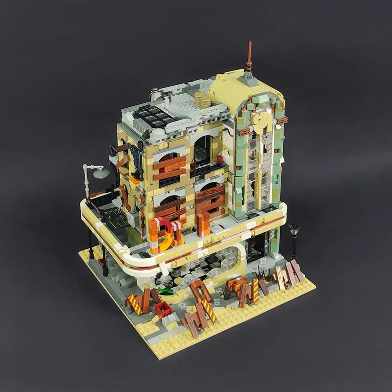Building Blocks Creator Expert MOC Downtown Diner Apocalypse Version Bricks Toy - 10