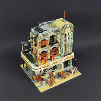 Thumbnail for Building Blocks Creator Expert MOC Downtown Diner Apocalypse Version Bricks Toy - 10