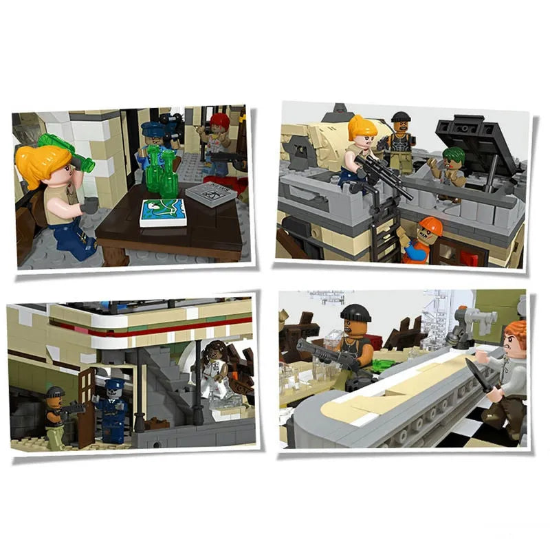 Building Blocks Creator Expert MOC Downtown Diner Apocalypse Version Bricks Toy - 12
