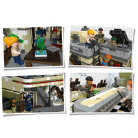 Thumbnail for Building Blocks Creator Expert MOC Downtown Diner Apocalypse Version Bricks Toy - 12
